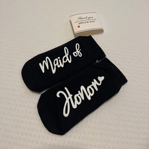 Maid of honor sock gift